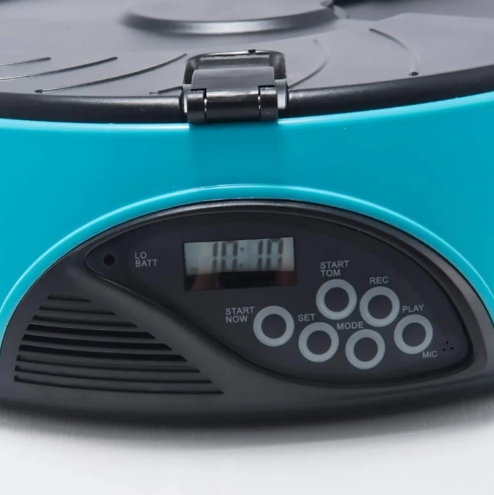 SCCL Pet automatic feeder dog/cat food timing feeding disc shaped pet feeder